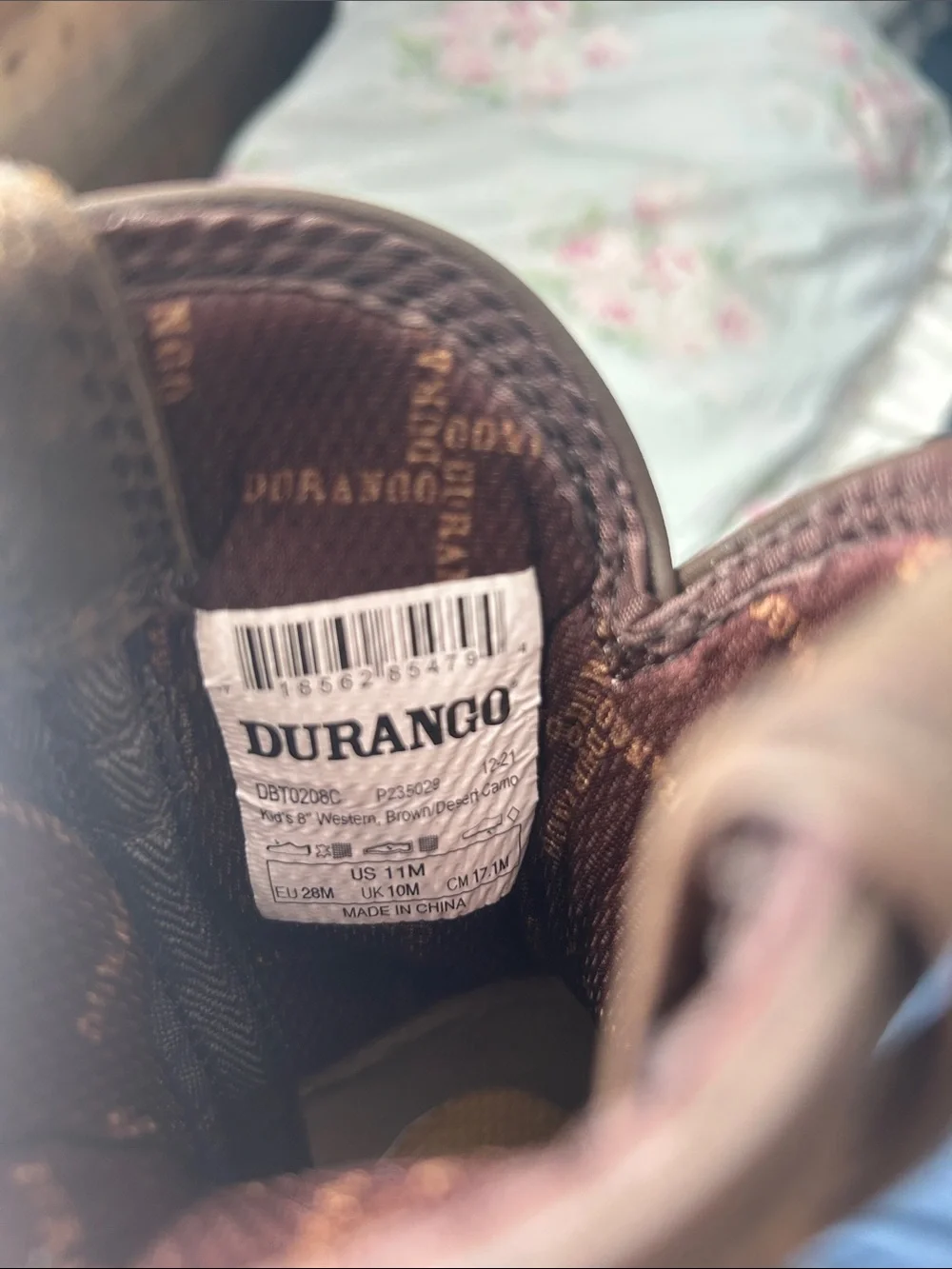 Durango Digital Camo Kids Western Boots